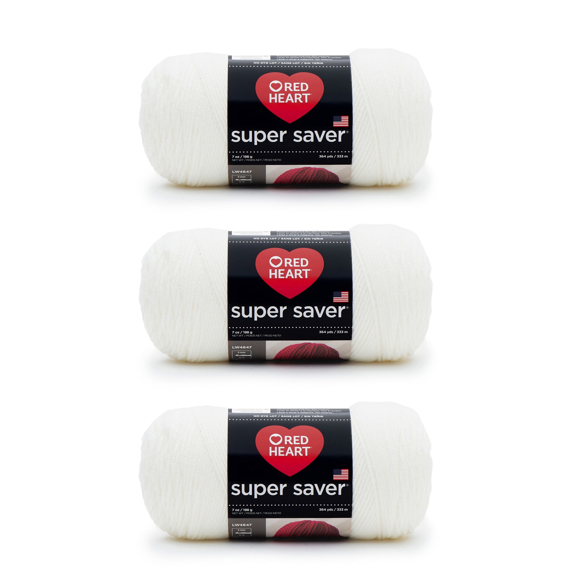 Red Heart® Super Saver® Yarn - Soft White, 364 yd / 7 oz - Kroger