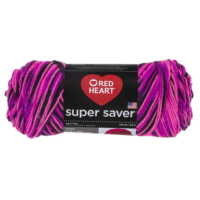 Final Days of Made in USA Red Heart Super Saver Ombre Yarn, 10oz