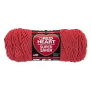 Red Heart Super Saver Yarn, Flamingo, 7oz(198g), Medium, Acrylic