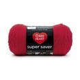 Red Heart Super Saver Yarn Hot Red Pack of 1 Skein