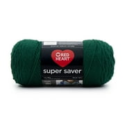 Red Heart® Super Saver™ #4 Worsted Acrylic Yarn, Huntergreen 7oz/198g 364yd