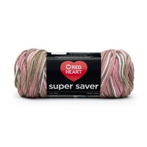 Red Heart® Super Saver™ #4 Medium Acrylic Yarn, Pink Camo 5oz/142g 236 Yards