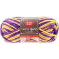 thumbnail image 1 of Red Heart Team Spirit Chunky Yarn, Purple and Gold, 1 of 2