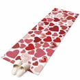 thumbnail image 1 of Red Heart Washable Area Rug 2 x 6 ft Valentine's Day, Soft Non Slip Rugs Stain Repellent Indoor Felt Carpet for Living Dining Room Bedroom Home Office, 1 of 9