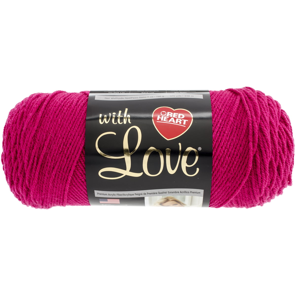 Red Heart With Love Yarn - 1701 Hot Pink at Jimmy Beans Wool