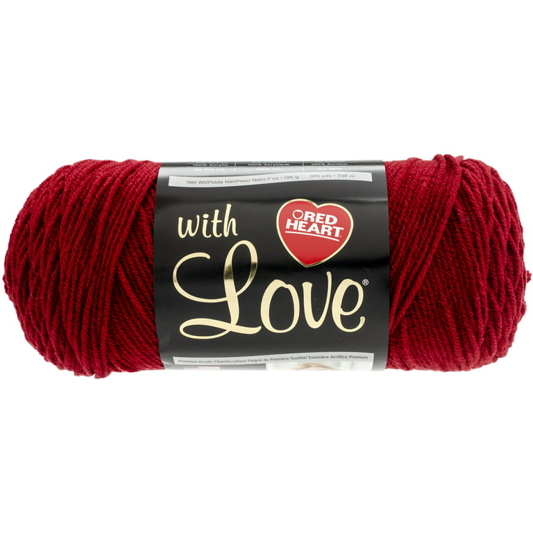 Red Heart With Love Yarn - Evergreen  Yarn, Red heart, Worsted weight yarn