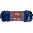 thumbnail image 1 of Red Heart With Love Deep Blues Yarn - 3 Pack of 141g/5oz - Acrylic - 4 Medium (Worsted) - 370 Yards - Knitting/Crochet, 1 of 1