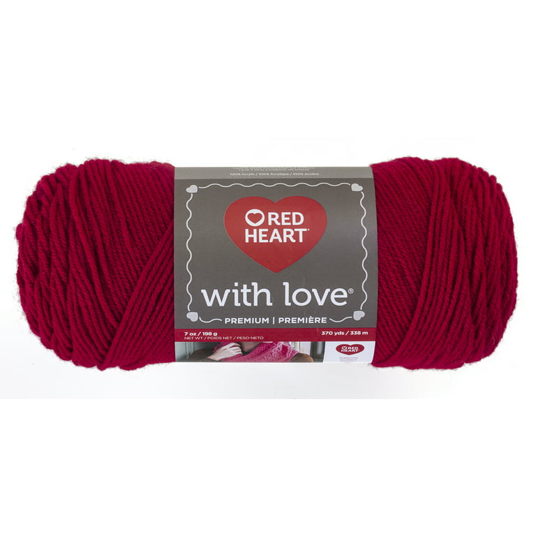 Red Heart with Love Yarn, Holly Berry