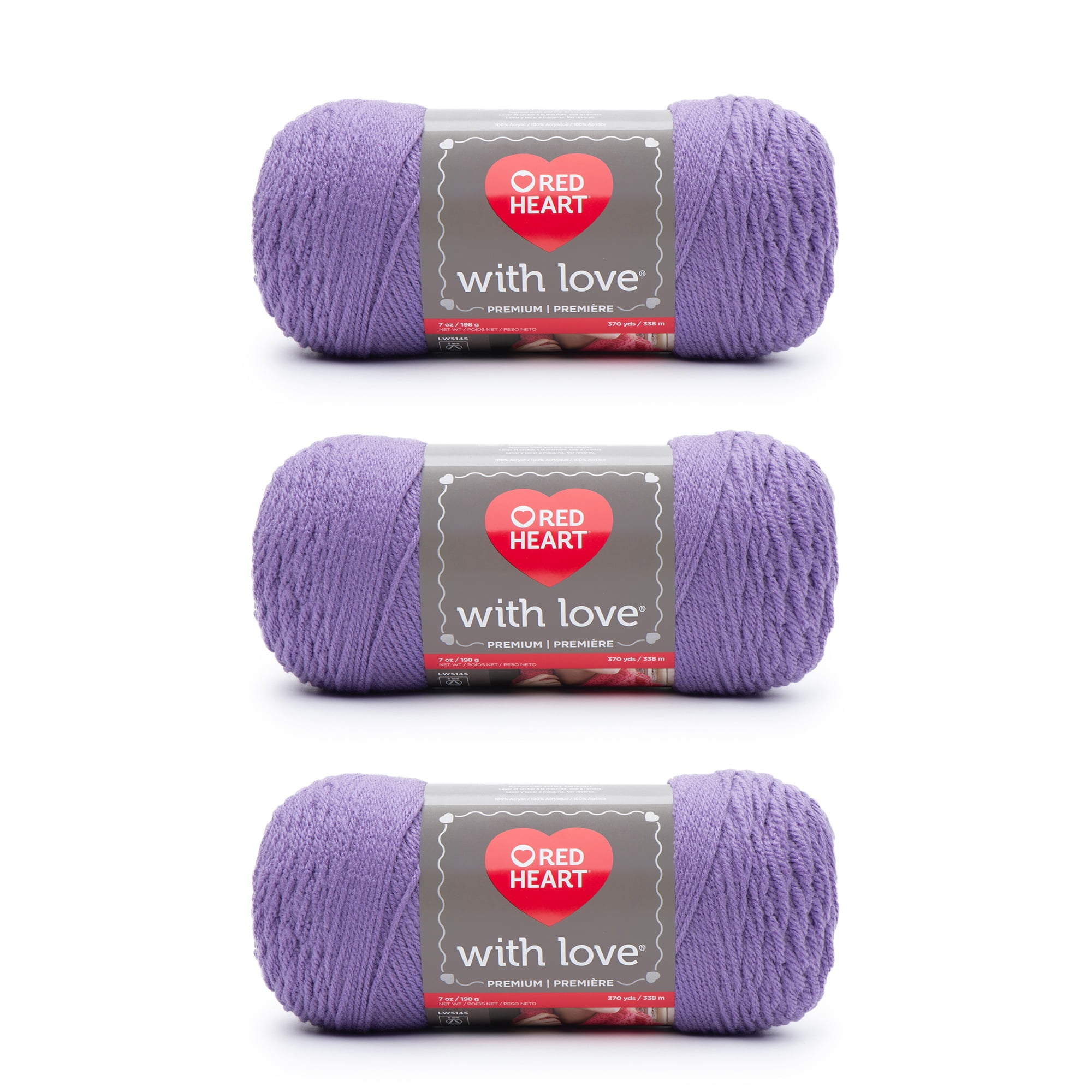 Lion Brand Yarn Go for Faux Husky Faux Fur Super Bulky Polyester Gray Yarn  3 Pack