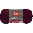 thumbnail image 1 of Red Heart With Love Merlot Yarn - 3 Pack of 198g/7oz - Acrylic - 4 Medium (Worsted) - 370 Yards - Knitting/Crochet, 1 of 1