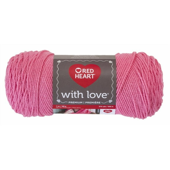 Red Heart With Love Yarn: Bubblegum