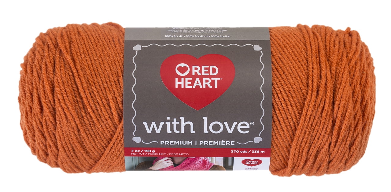 Red Heart with Love Yarn color 1601 Lettuce Skein 4 ply 7 oz. 370