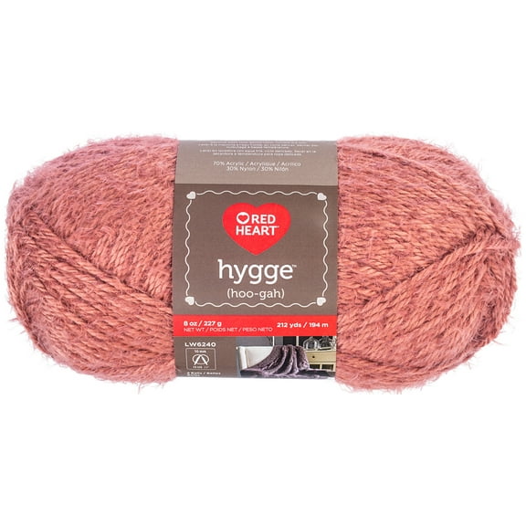Red Heart Hygge Yarn 8oz-Rust