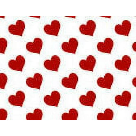 Red Hearts Edible Cake & Cupcake Image Decoration Frosting Sheet