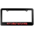 thumbnail image 1 of Red Hearts On Black - Love License Plate Frame, 1 of 1