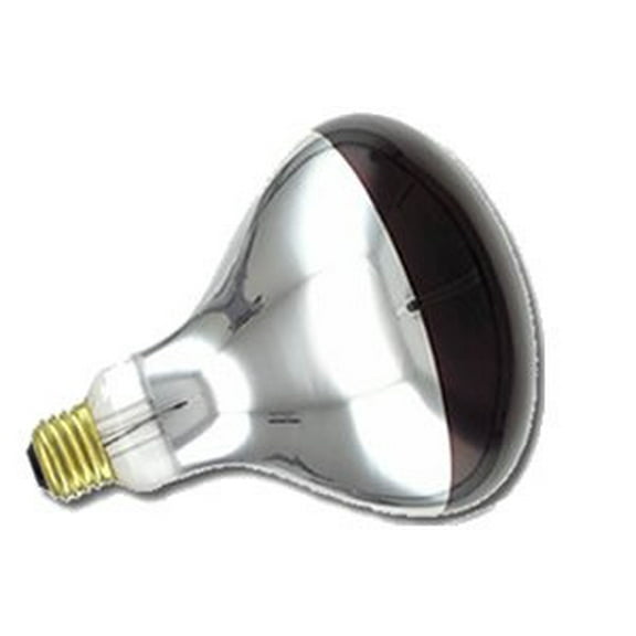 Red Heat Lamp 125R40/10 130V Long Life Industrial Grade Infrared