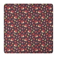 thumbnail image 1 of Red Hedgehog and Mushroom Square Fitted Tablecloth with Elastic Edge,Square Table Cover,Washable Elastic Table Cover for Home Kitchen Party Decor 36"x36", 1 of 6
