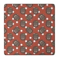 thumbnail image 1 of Red Hedgehog Pattern Square Fitted Tablecloth with Elastic Edge,Square Table Cover,Washable Elastic Table Cover for Home Kitchen Party Decor 36"x36", 1 of 6