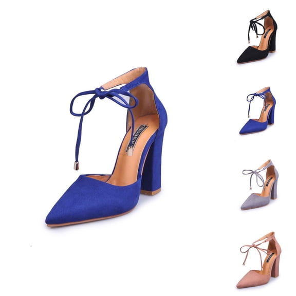 Red Heels for Women Peep Toe Casual Heels - Solid Color Breathable Design, Versatile Outdoor On Shoes, Comfortable Dressy Flats For Spring & Fall Wear