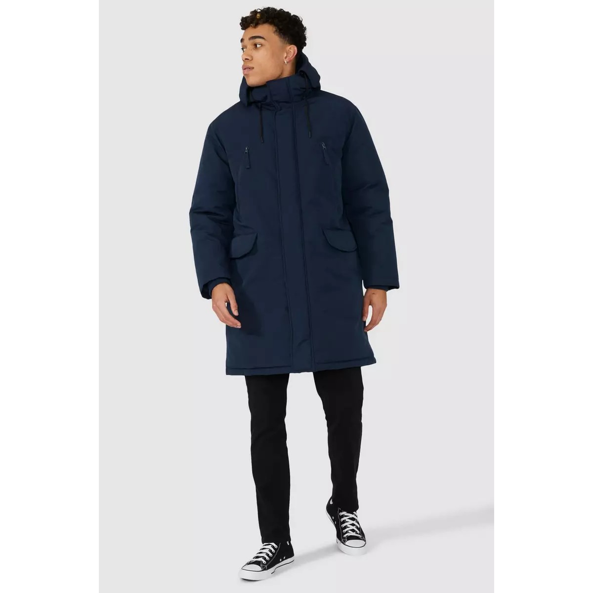 Longline parka mens deals