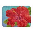 thumbnail image 1 of Red Hibiscus by Malenda Trick Machine Washable Memory Foam Mat, 1 of 4