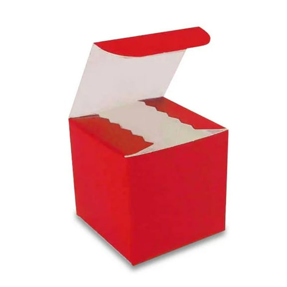Red High Gloss Favor Box - 2in. X 2in. X 2in. - 20 Pack (41301020)