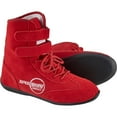 thumbnail image 1 of Red Hightop Racing Shoes, 11.5, SFI 3.3/5, Flexible Leather, 1 of 4