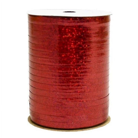 Red Holographic Curling Ribbon