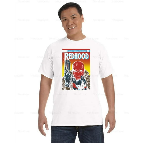 Red Hood Comfort Color T-Shirt New Graphic Design for Superhero Fans, Unisex, up to size 4XL