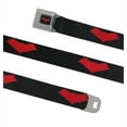 thumbnail image 1 of Red Hood Symbol Seatbelt Belt-Belt Size (32- 52), 1 of 2