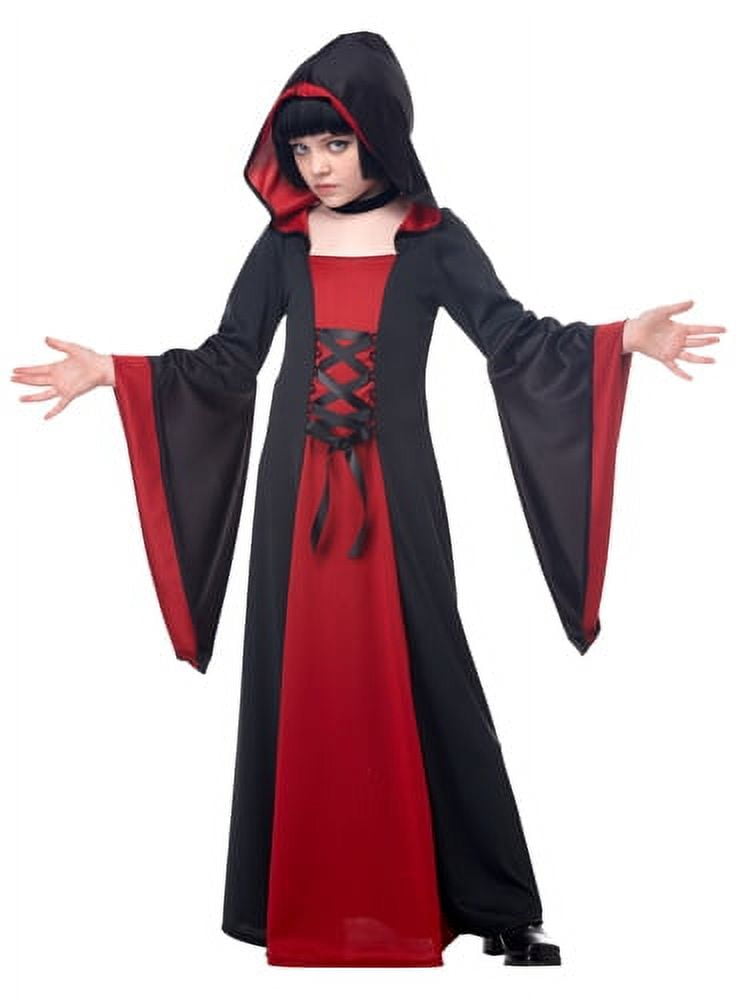 Red Hooded Robe Girls Vampire Halloween Costume - Walmart.com