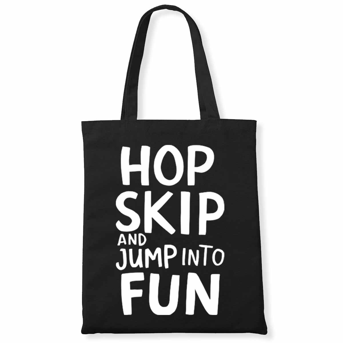 Red Hop skip and jump into fun Art To Wear On Halloween Canvas Bag
