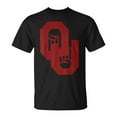 thumbnail image 1 of Red Horns Down Texas Sucks T-Shirt – Funny Rivalry Graphic Tee, Sports Fan Shirt, Bold Texas Rival Apparel for Men and Women, 1 of 3