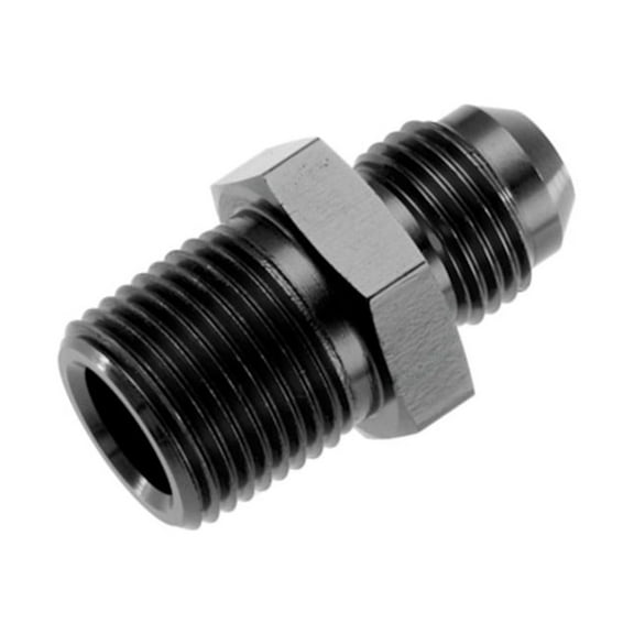 Red Horse -04 straight male adapter to -02 (1/8") NPT male - blue 816-04-02-1
