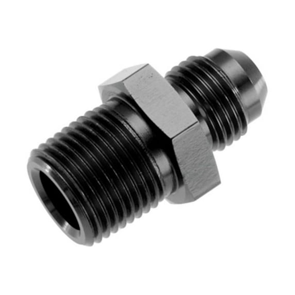 Red Horse -04 straight male adapter to -04 (1/4") NPT male - black 816-04-04-2