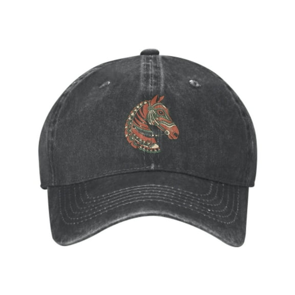 Red Horse Baseball Caps for Men Women Adjustable Casual Trucker Hats for Fishing Outdoor Activities Fashion Hats