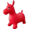 Red Horse Bouncer Inflatable Space Hopper for Kids Rideon Bouncy