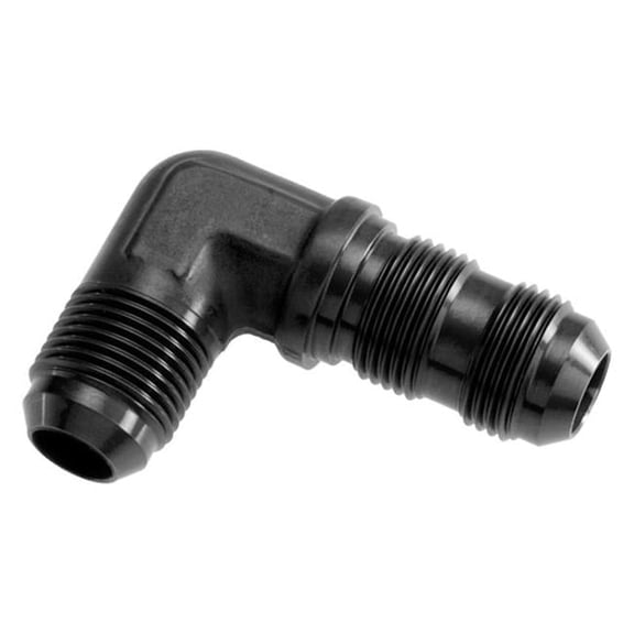 Red Horse Performance 06AN 90 deg Male AN & JIC Bulkhead Adapter - Black