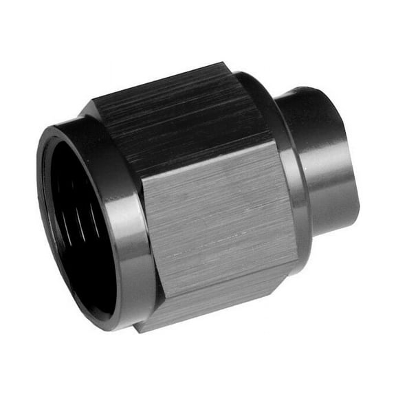 Red Horse Performance -08 two piece AN/JIC flare cap nut - black 929-08-2