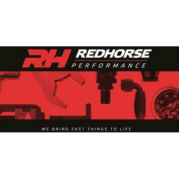 Red Horse Performance 3392-03-48 RHP3392-03-48 STRAIGHT -3 TO 90 DEGREE -3 48IN PRE -ASSEMBLED BRAKE LINE -BLACK