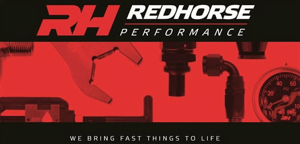 Red Horse Performance 402-08-3 RHP402-08-3 -08 402 SERIES BLACK PUSH LOCK HOSE -3 FEET
