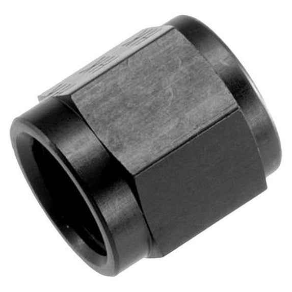 Red Horse Performance RHP818-06-2 0.56 x 18 06AN AN & JIC Aluminum Tube Nut, Black - 2 Piece
