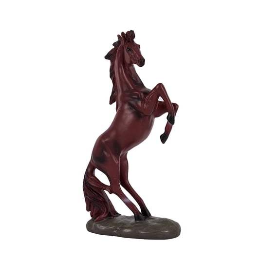 Red Horse Statues Home Decor Modern Figurine Decorative Ornaments for Living Room, Bedroom