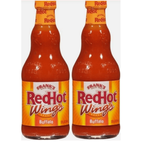 Red Hot Buffalo Wing Sauce, 2 Bottles, 12 Oz