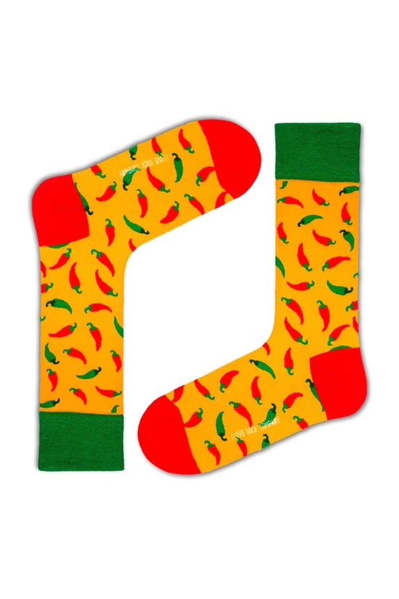 Red Hot Chili Pepper Socks Yellow (Unisex)