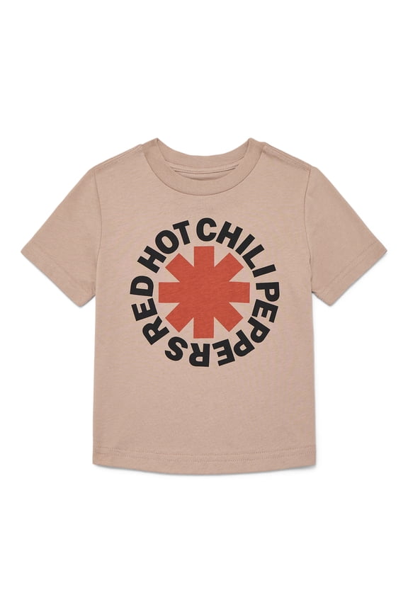 Red Hot Chili Peppers Asterik Toddler Graphic Tee with Short Sleeves, Sizes 12M-5T