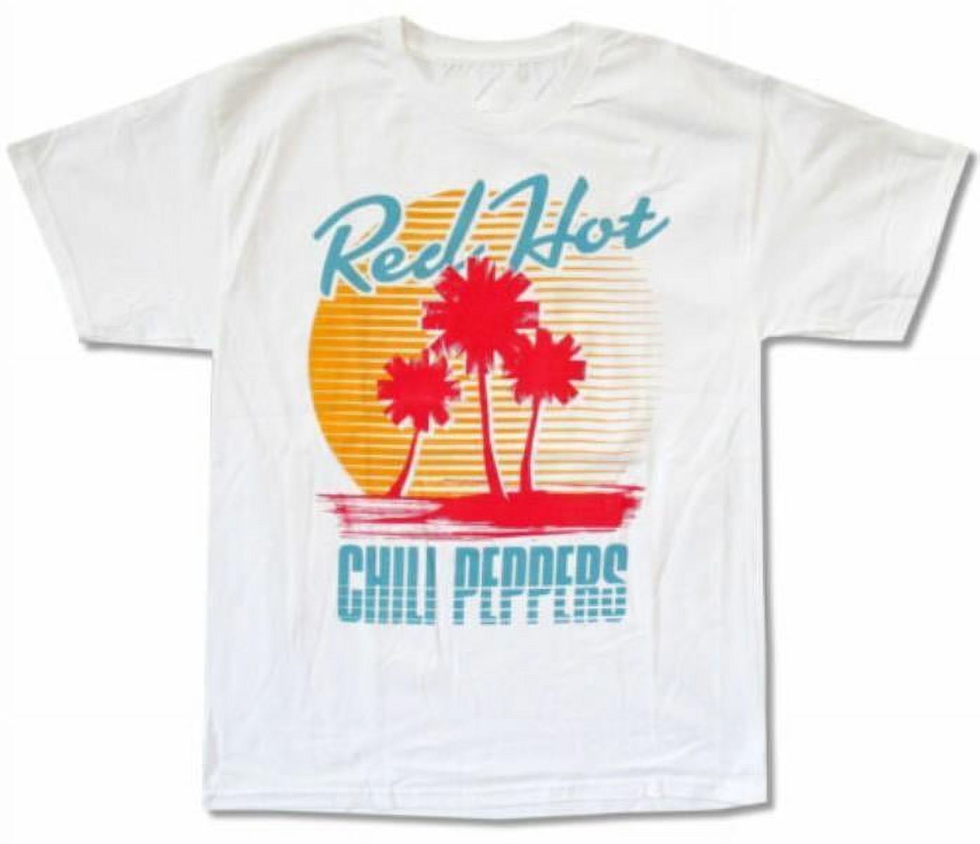 Red Hot Chili Peppers Beach Image White Men Tshirt