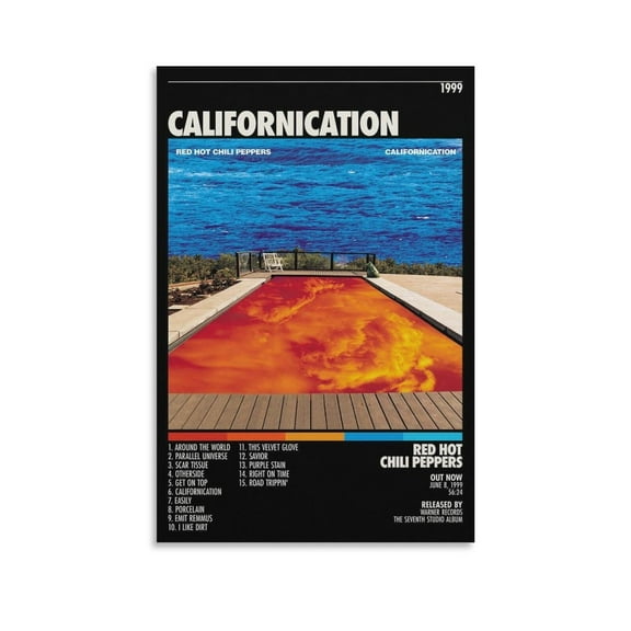 Red Hot Chili Peppers Californication 11 Canvas Poster Bedroom Decoration Landscape Office Valentine's Birthday