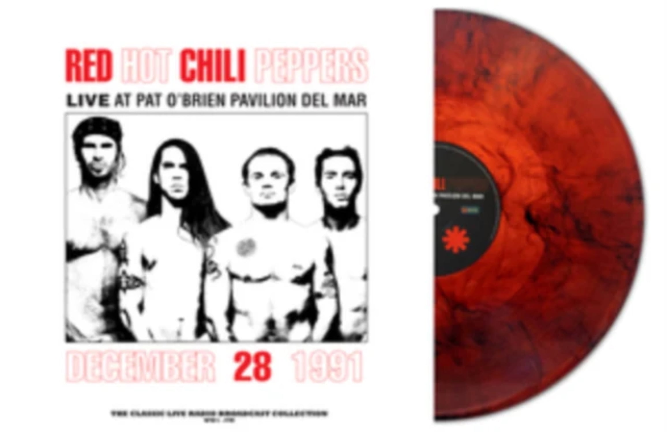 Red Hot Chili Peppers Live at Pat O'Brien Pavilion, Del Mar, CA, December 28th 1991 (180 Gram Marble Vinyl) [Import] Records & LPs