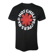 Red Hot Chili Peppers Mens Classic Asterisk Slim Fit T-Shirt Black L